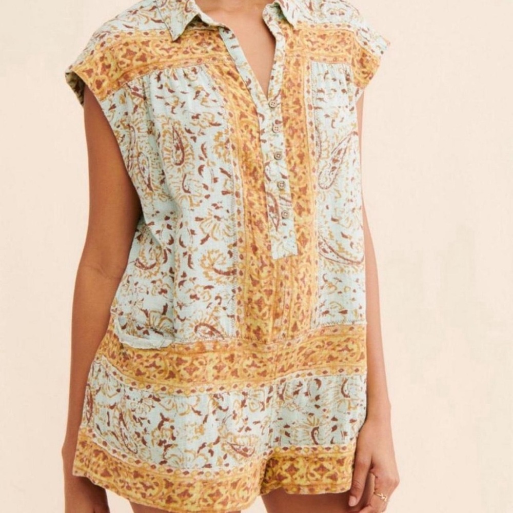 Free People Telly Romper - Picture 3 of 5